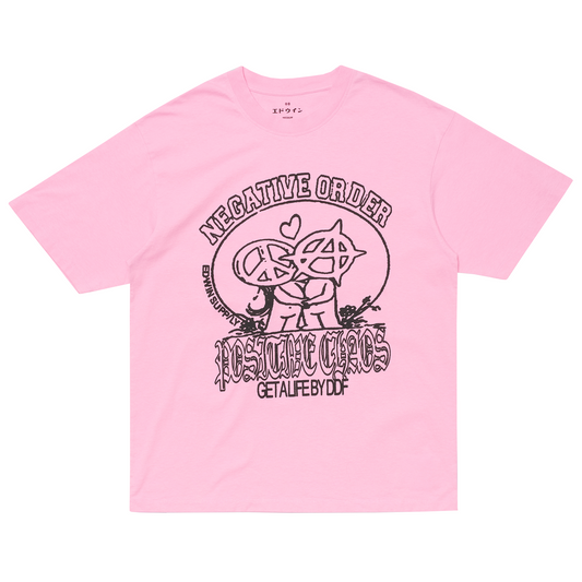 Positive Chaos T-Shirt Begonia Pink