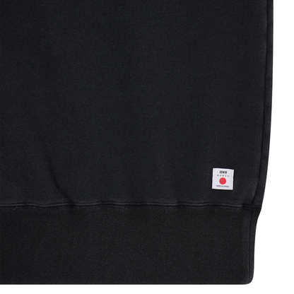 Raglan-Sleeve Crew Black
