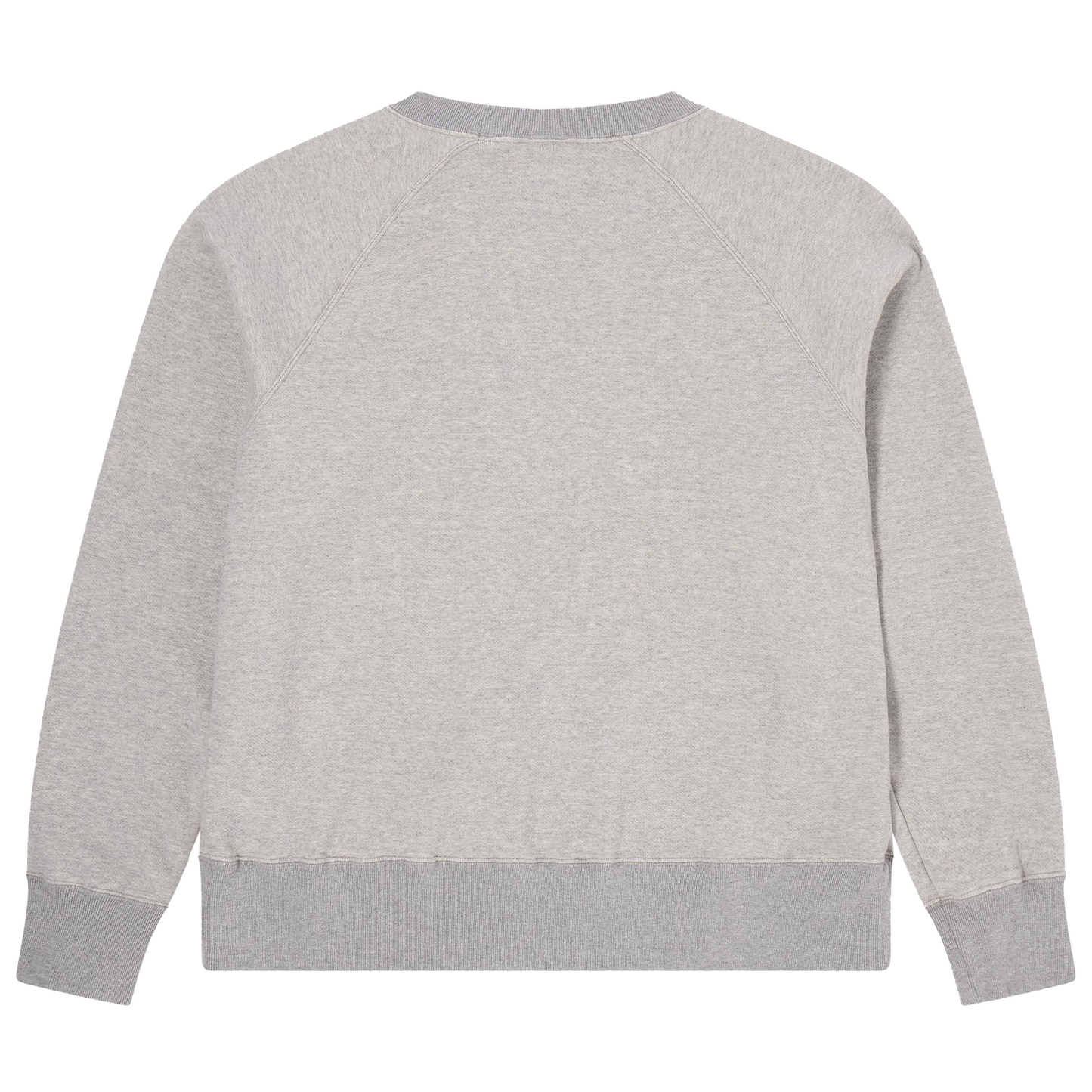 Raglan-Sleeve Crew Grey