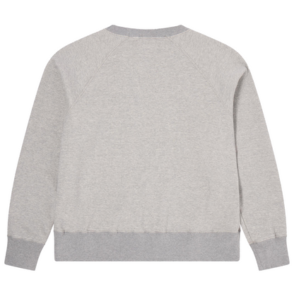 Raglan-Sleeve Crew Grey