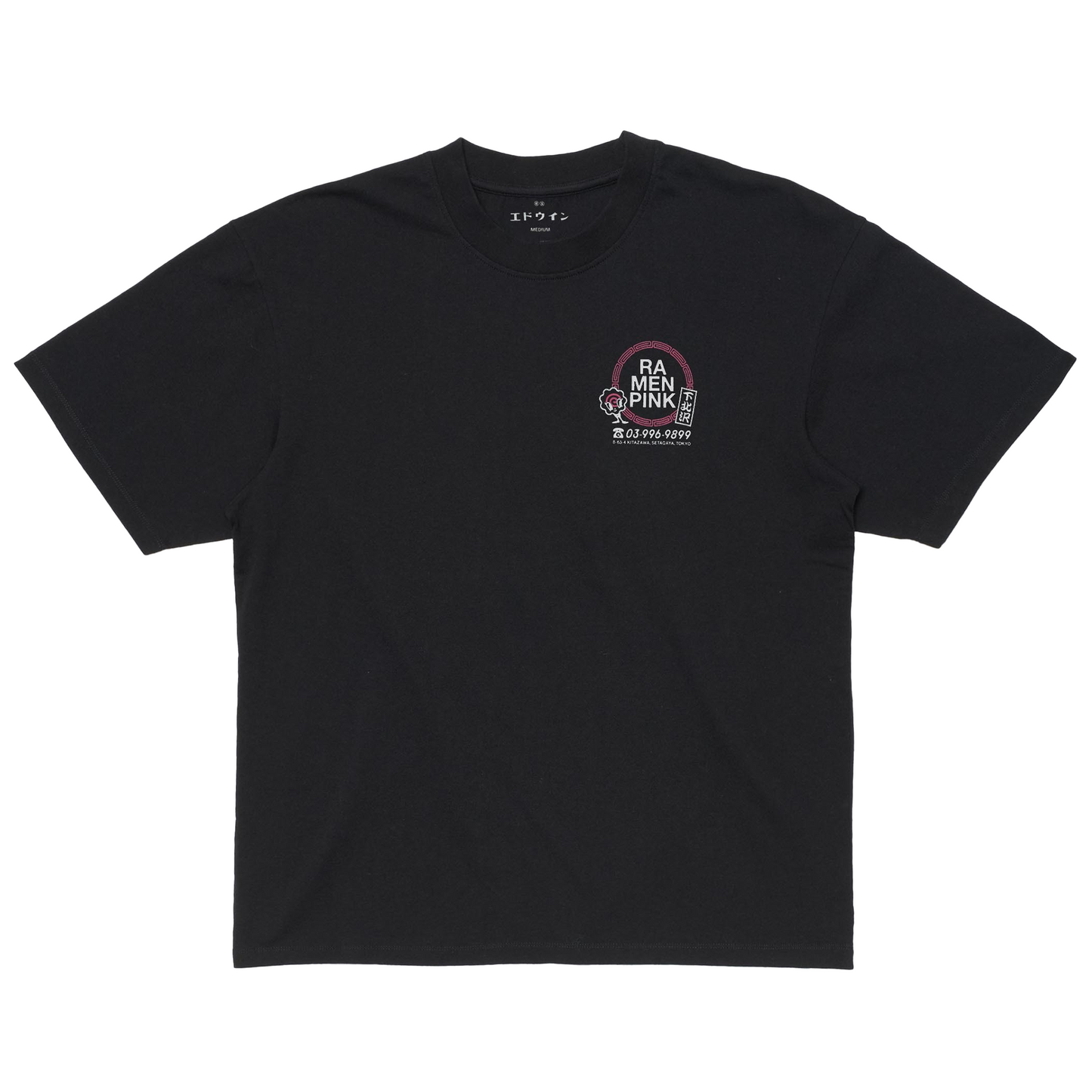 Ramen Pink T-Shirt Black