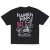 Ramen Pink T-Shirt Black