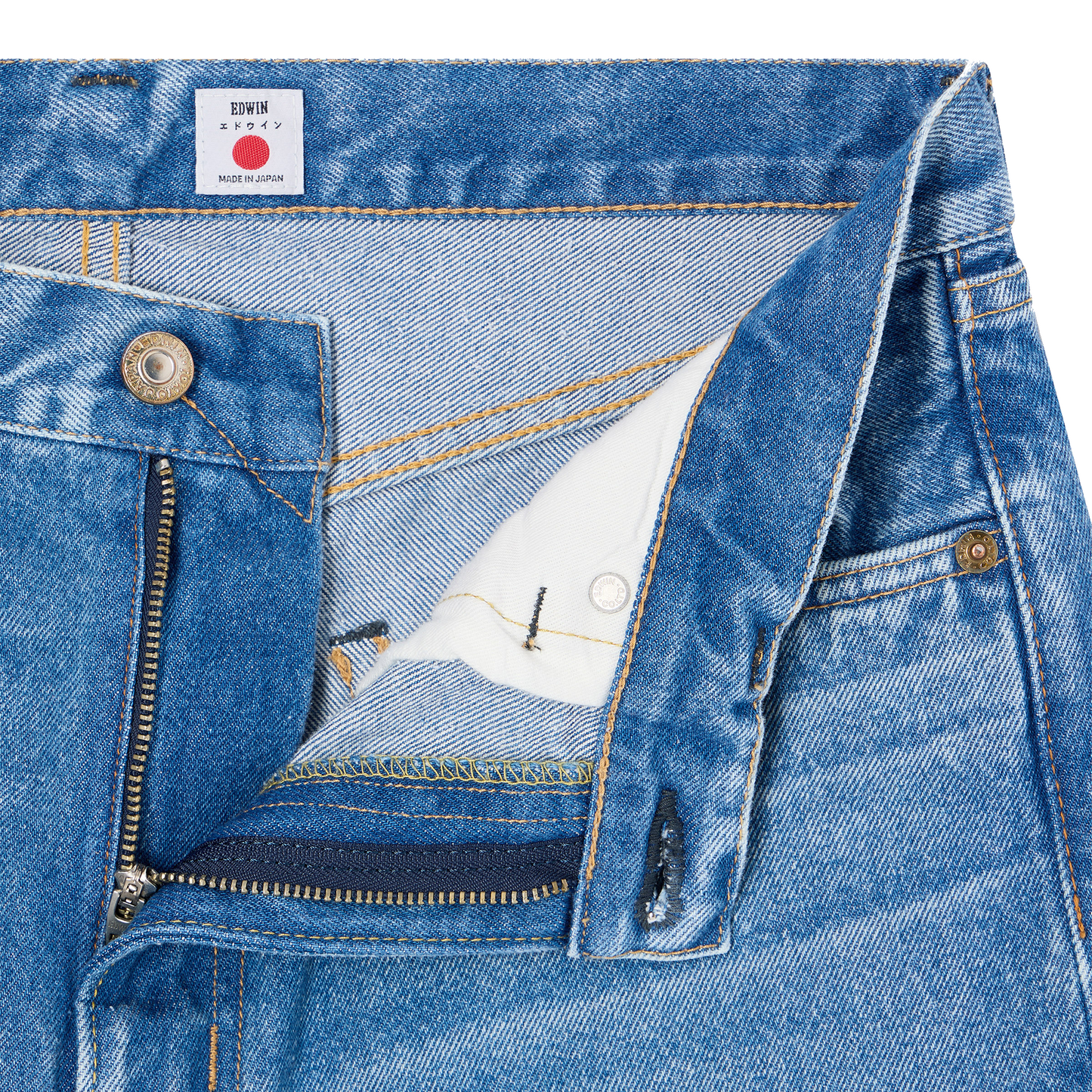 Regular Straight Jeans Blue (Mid Light Used)