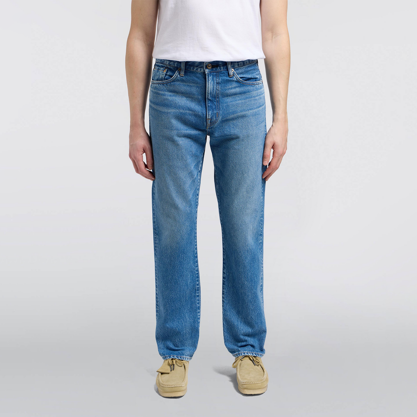 Regular Straight Jeans Blue (Mid Light Used)