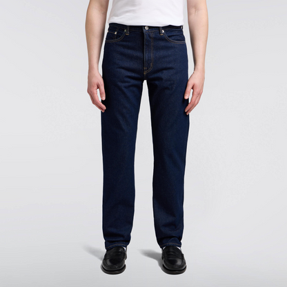 Regular Straight Jeans Blue (Rinsed)