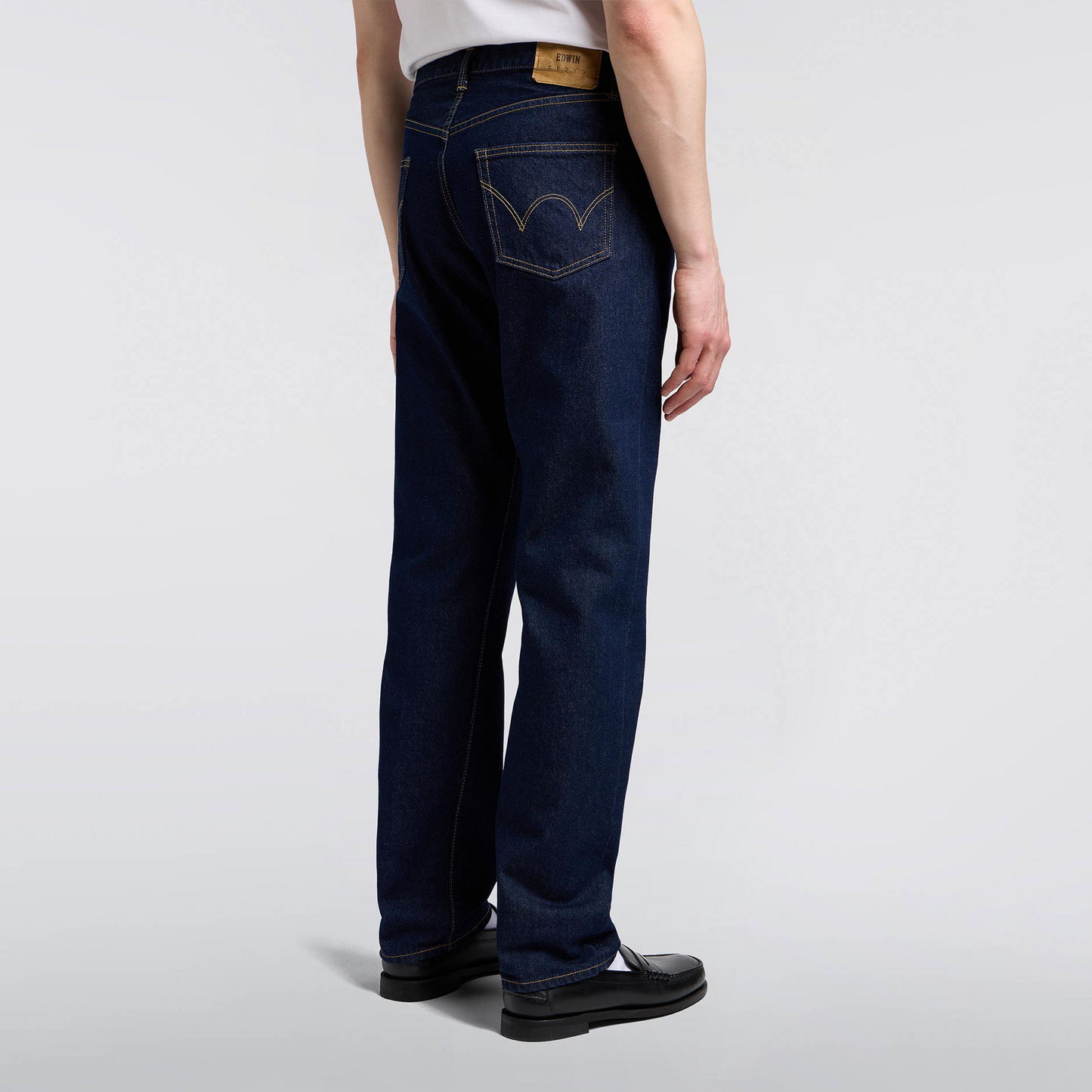 Regular Straight Jeans Blue (Rinsed)