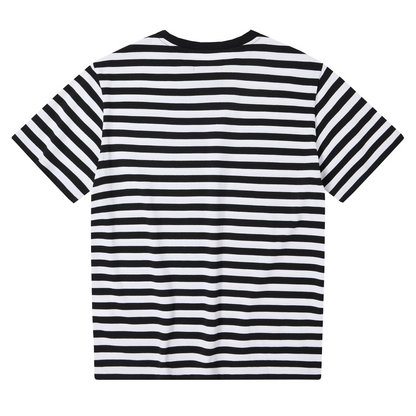 Regular Striped T-Shirt Black / Off White
