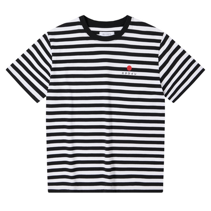 Regular Striped T-Shirt Black / Off White