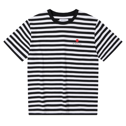 Regular Striped T-Shirt Black / Off White