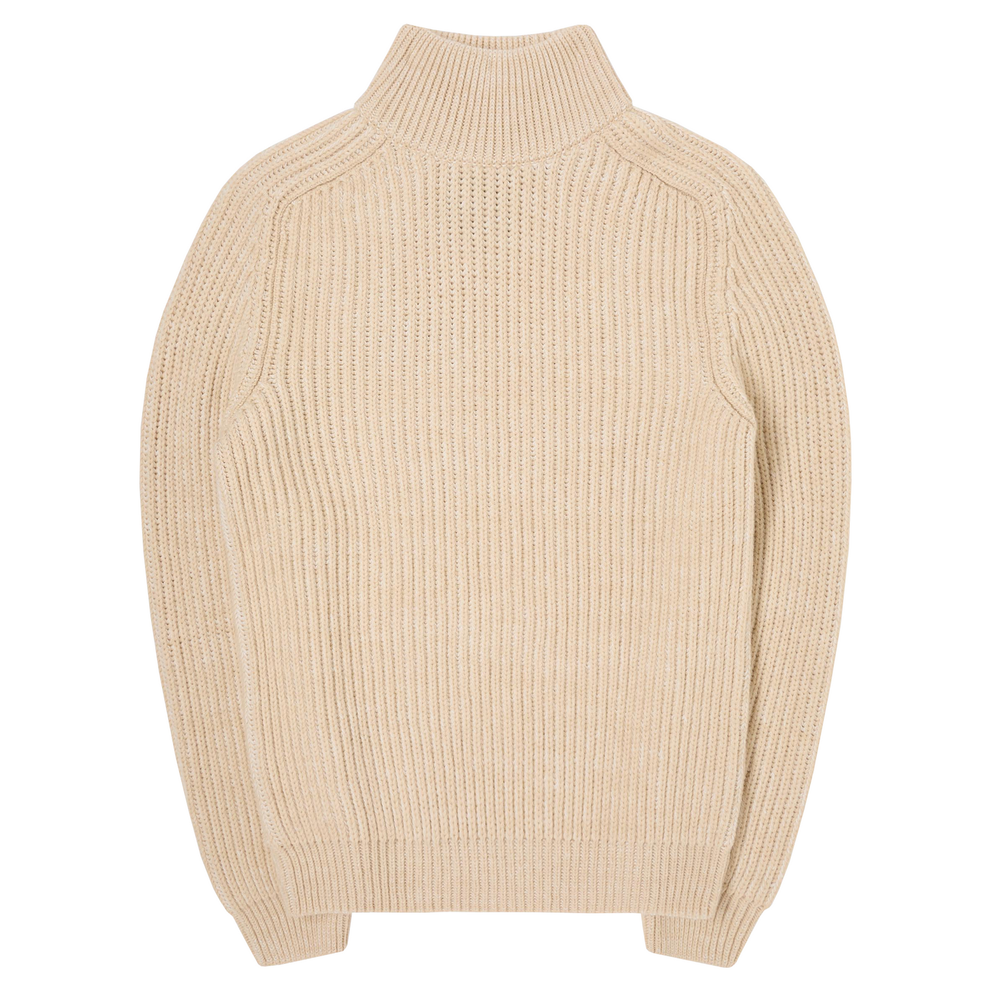 Roni High Collar Sweater Beige