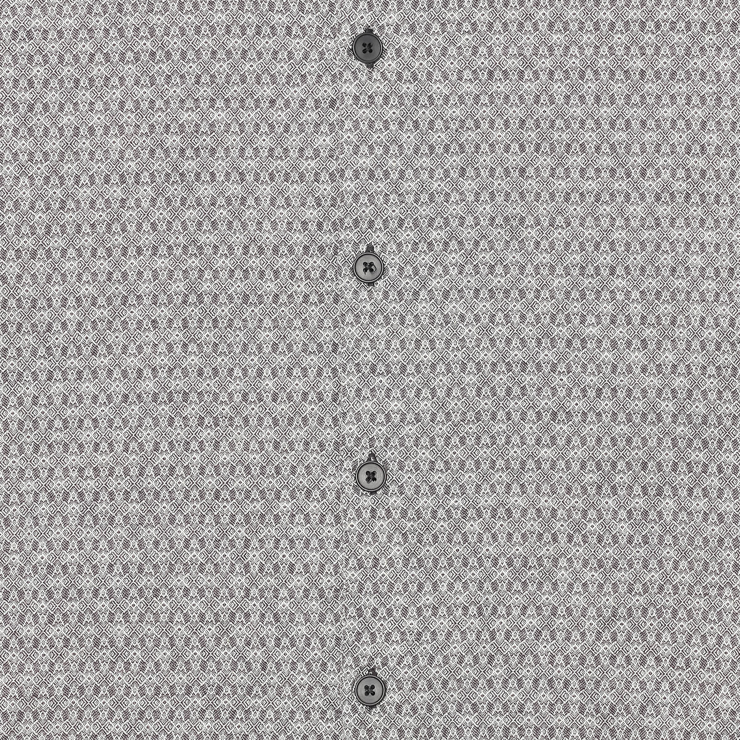 Saga Shirt Black / White (Kaleidoscope Weave)