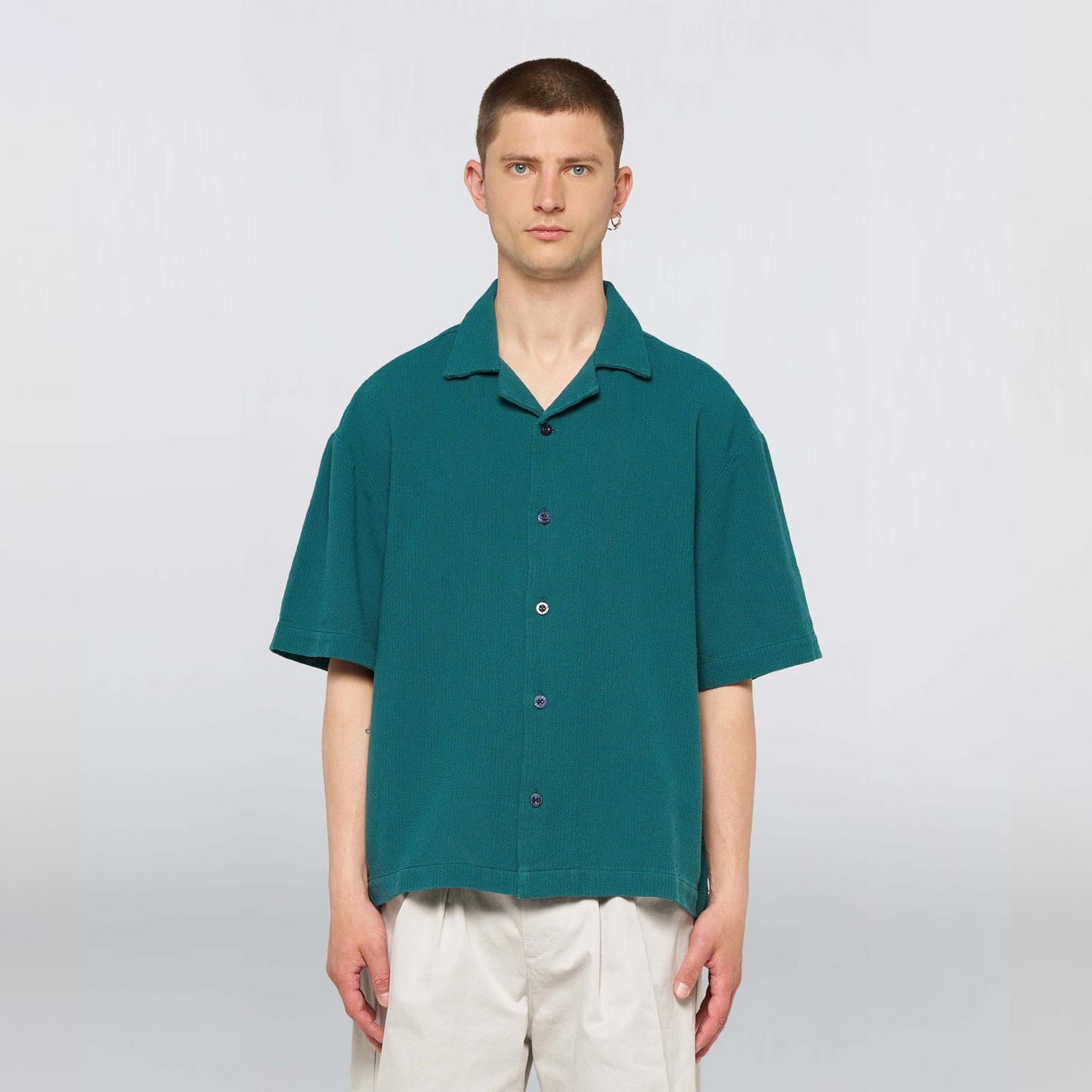 Saga Shirt Mediterranea (Open-Weave Fabric)