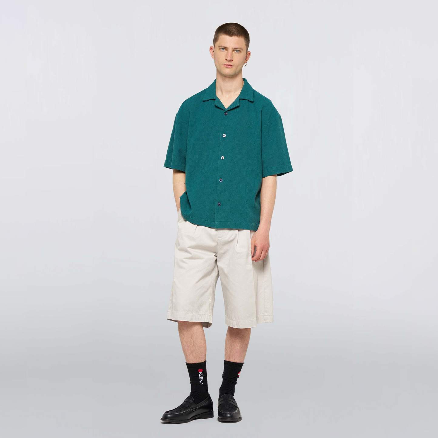 Saga Shirt Mediterranea (Open-Weave Fabric)
