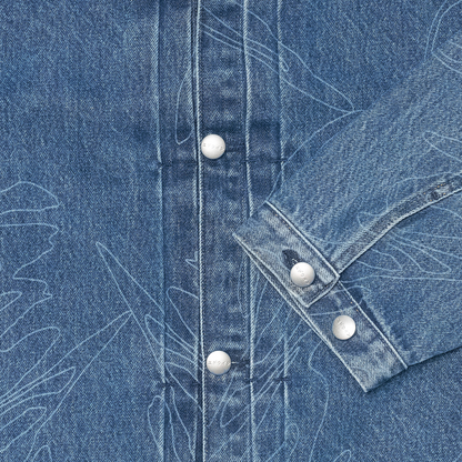 Shizuku Freeland Jacket Blue (Mid Stone Wash)