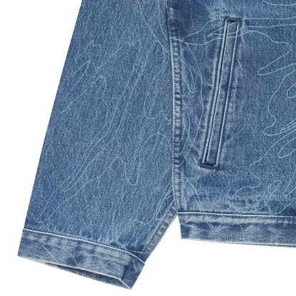 Shizuku Freeland Jacket Blue (Mid Stone Wash)
