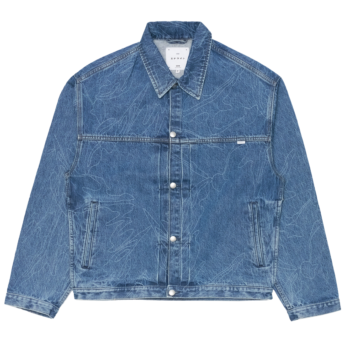 Shizuku Freeland Jacket Blue (Mid Stone Wash)