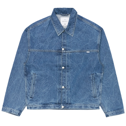 Shizuku Freeland Jacket Blue (Mid Stone Wash)