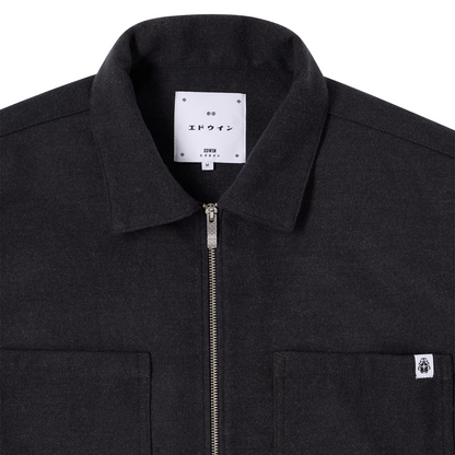 Snug Longsleeve Overshirt Dark Grey Marl