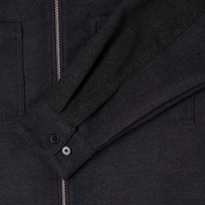 Snug Longsleeve Overshirt Dark Grey Marl
