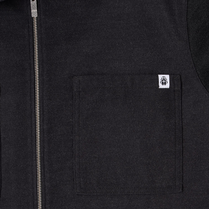 Snug Longsleeve Overshirt Dark Grey Marl