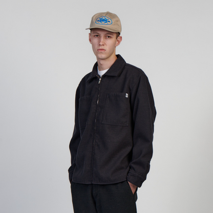 Snug Longsleeve Overshirt Dark Grey Marl