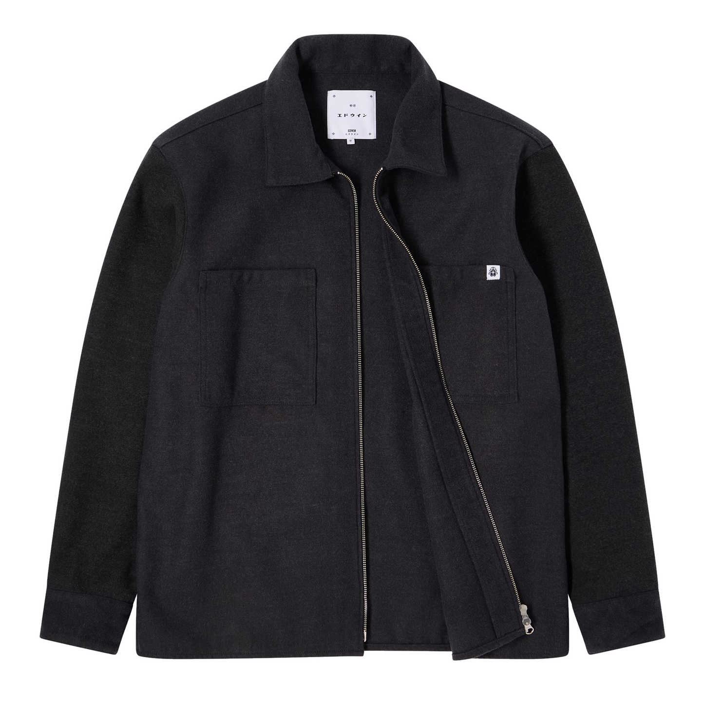 Snug Longsleeve Overshirt Dark Grey Marl