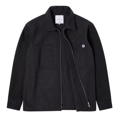 Snug Longsleeve Overshirt Dark Grey Marl