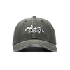 Soft Washed 6 Panel Cap Black (Stone Washed)