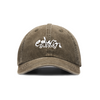 Soft Washed 6 Panel Cap Brown (Stone Washed)