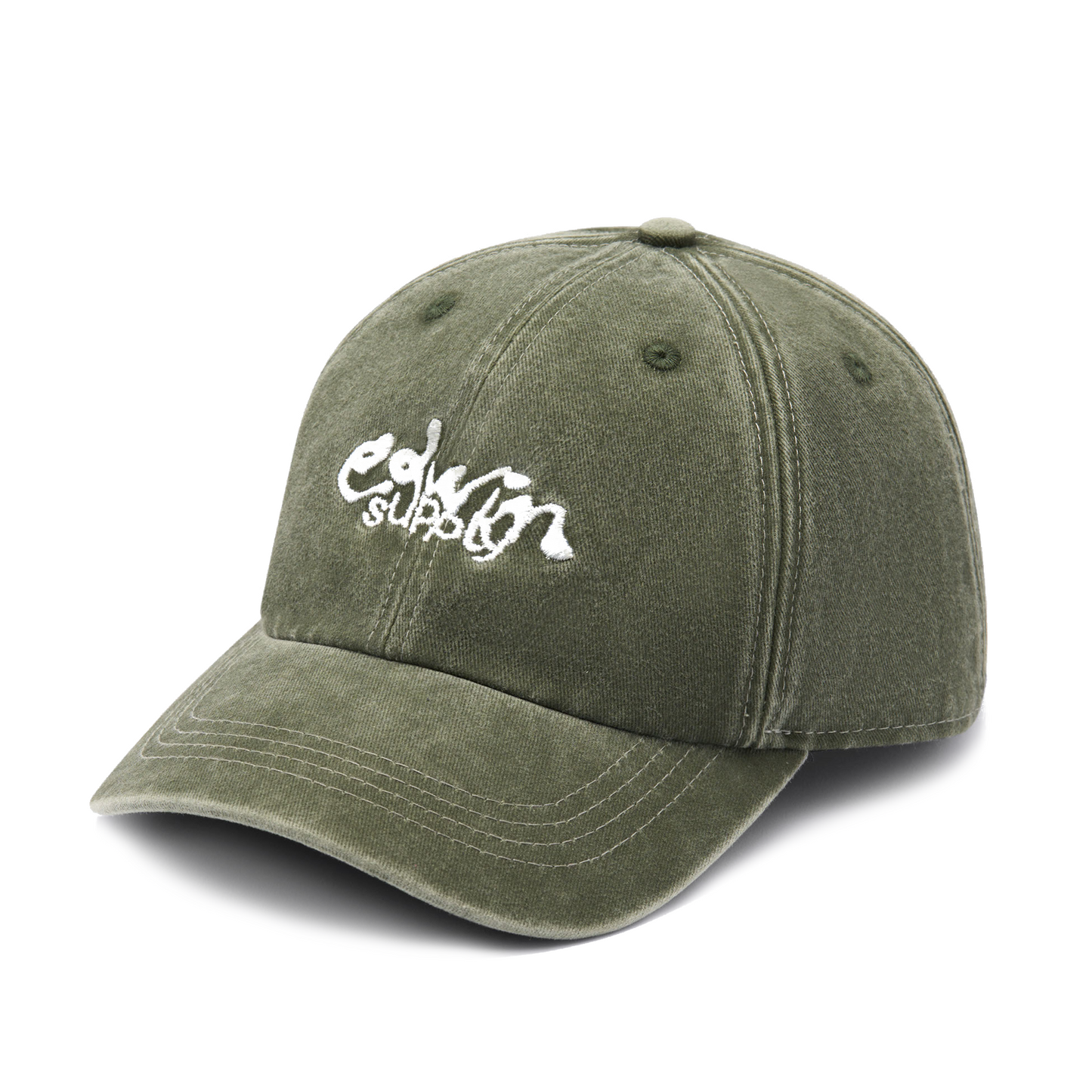 Soft Washed 6 Panel Cap Meditarranea (Stone Washed)