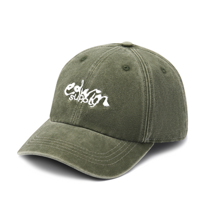 Soft Washed 6 Panel Cap Meditarranea (Stone Washed)