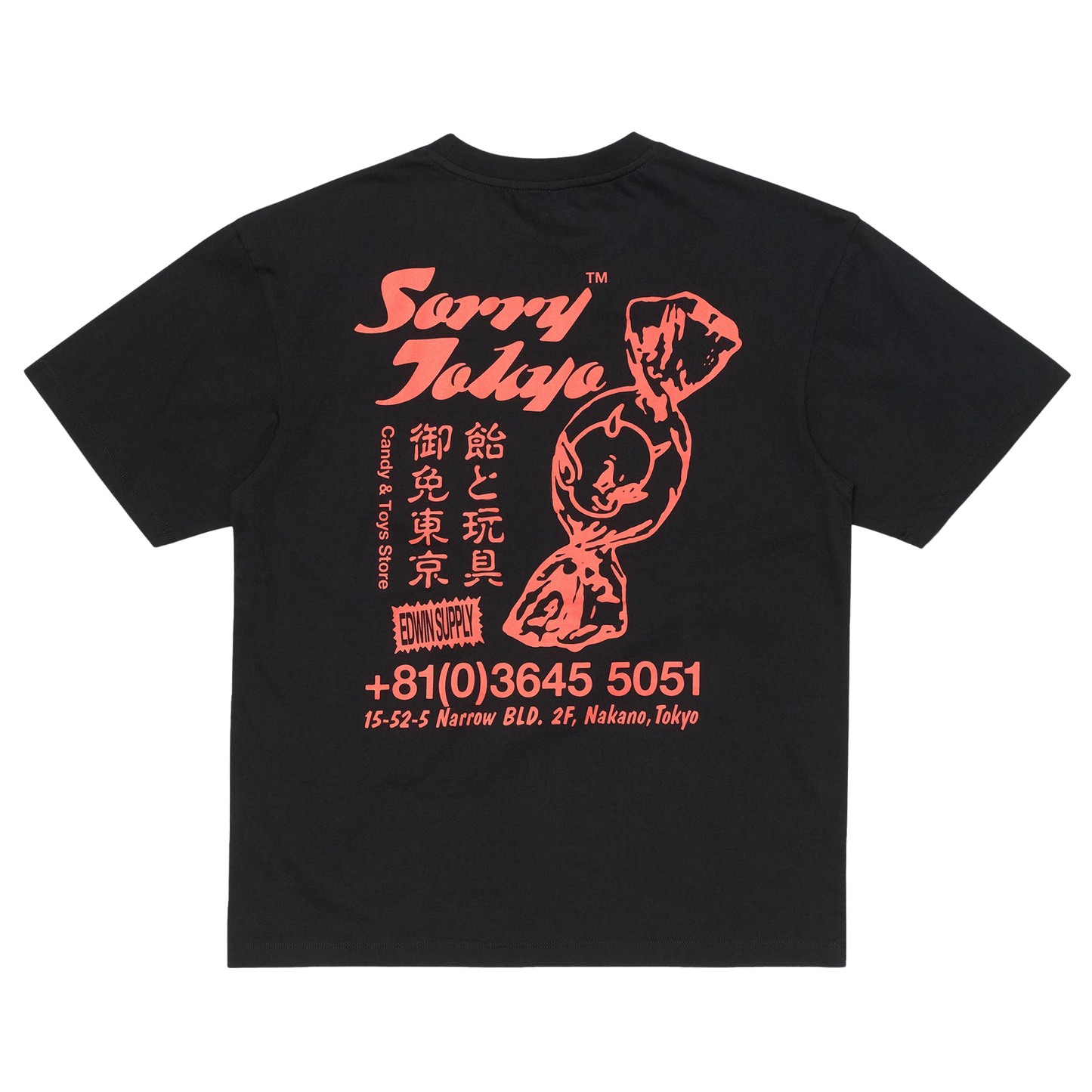 Sorry Tokyo T-Shirt Black