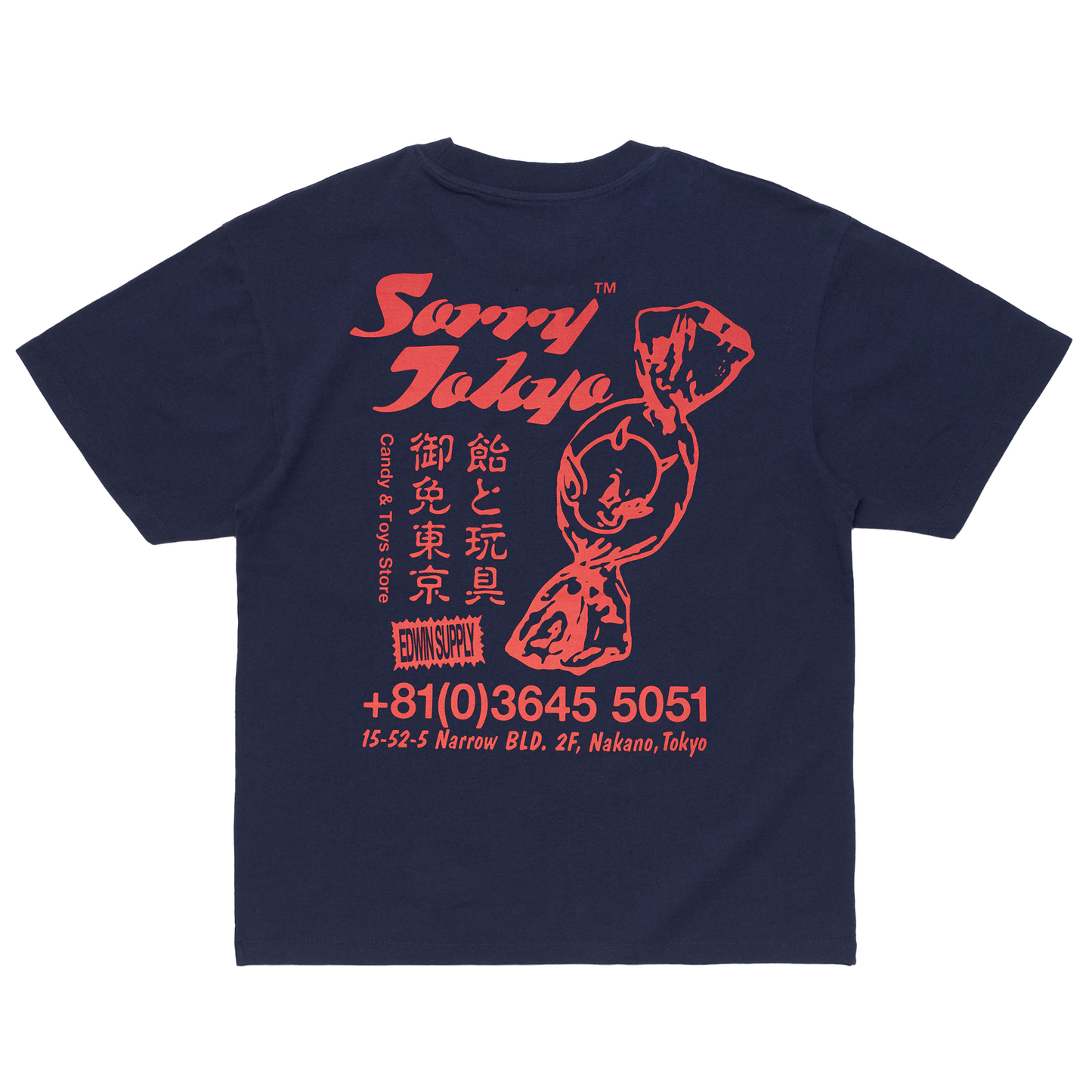 Sorry Tokyo T-Shirt Maritime Blue