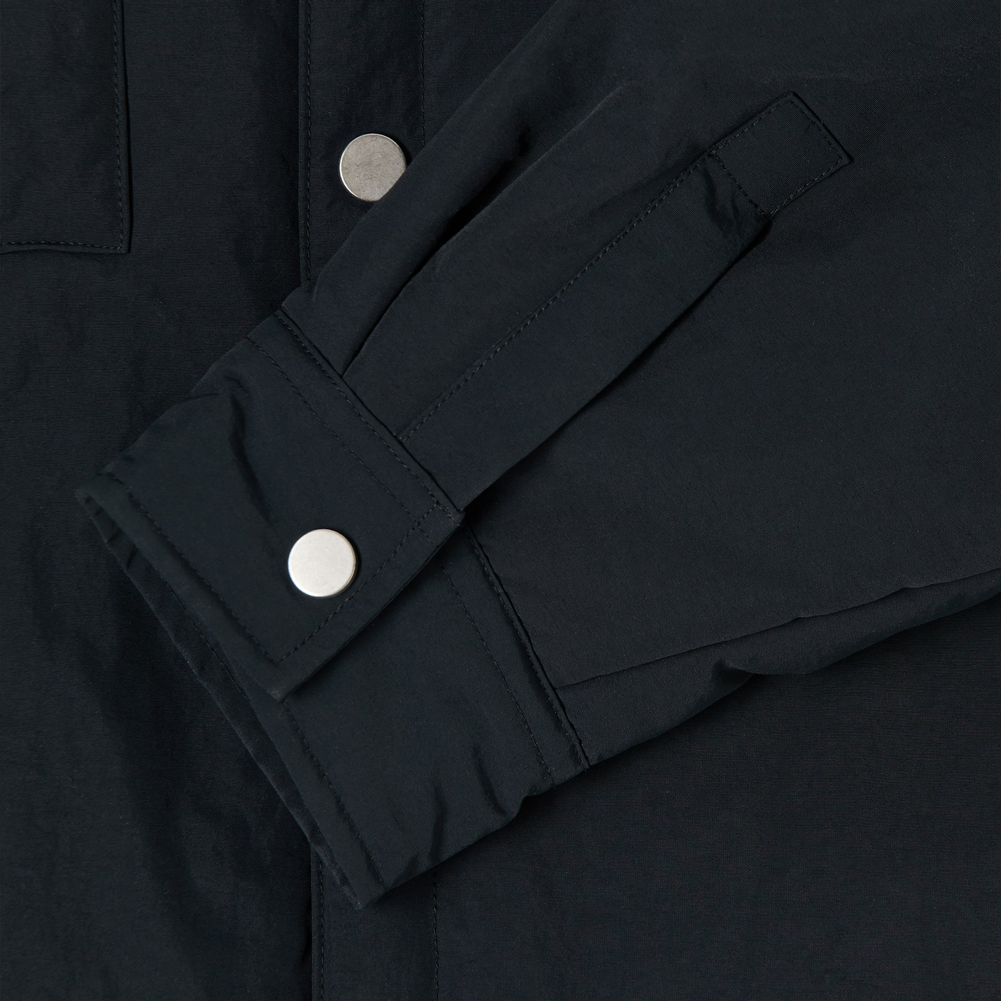 Sphere Padded Longsleeve Overshirt Black