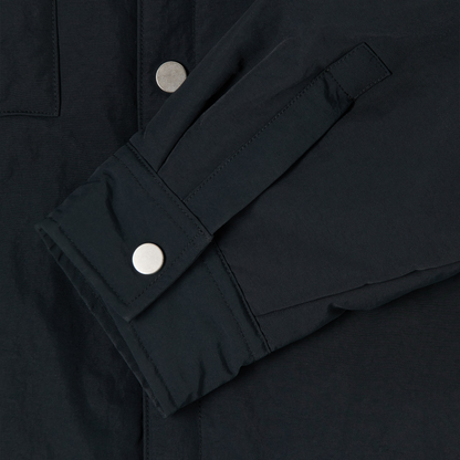 Sphere Padded Longsleeve Overshirt Black
