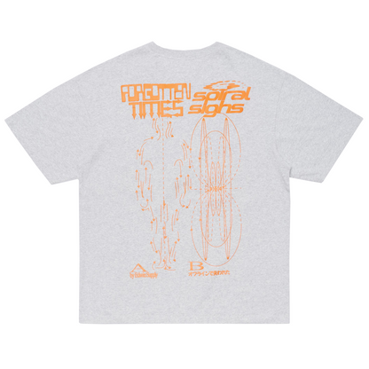 Spiral Sighs T-Shirt Grey Marl
