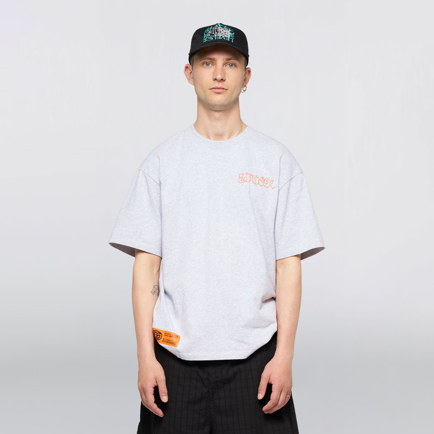 Spiral Sighs T-Shirt Grey Marl