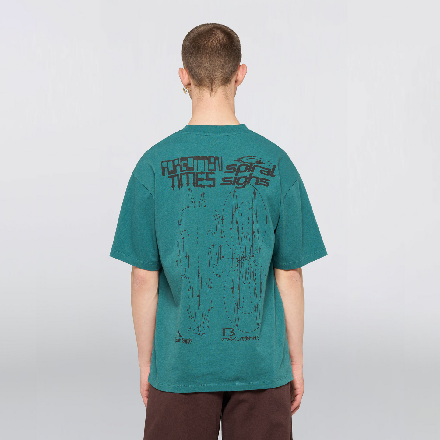 Spiral Sighs T-Shirt Mediterranea