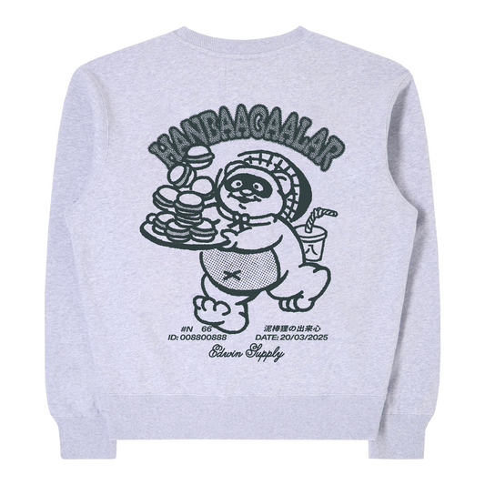 Tanuki Sweat Grey Marl