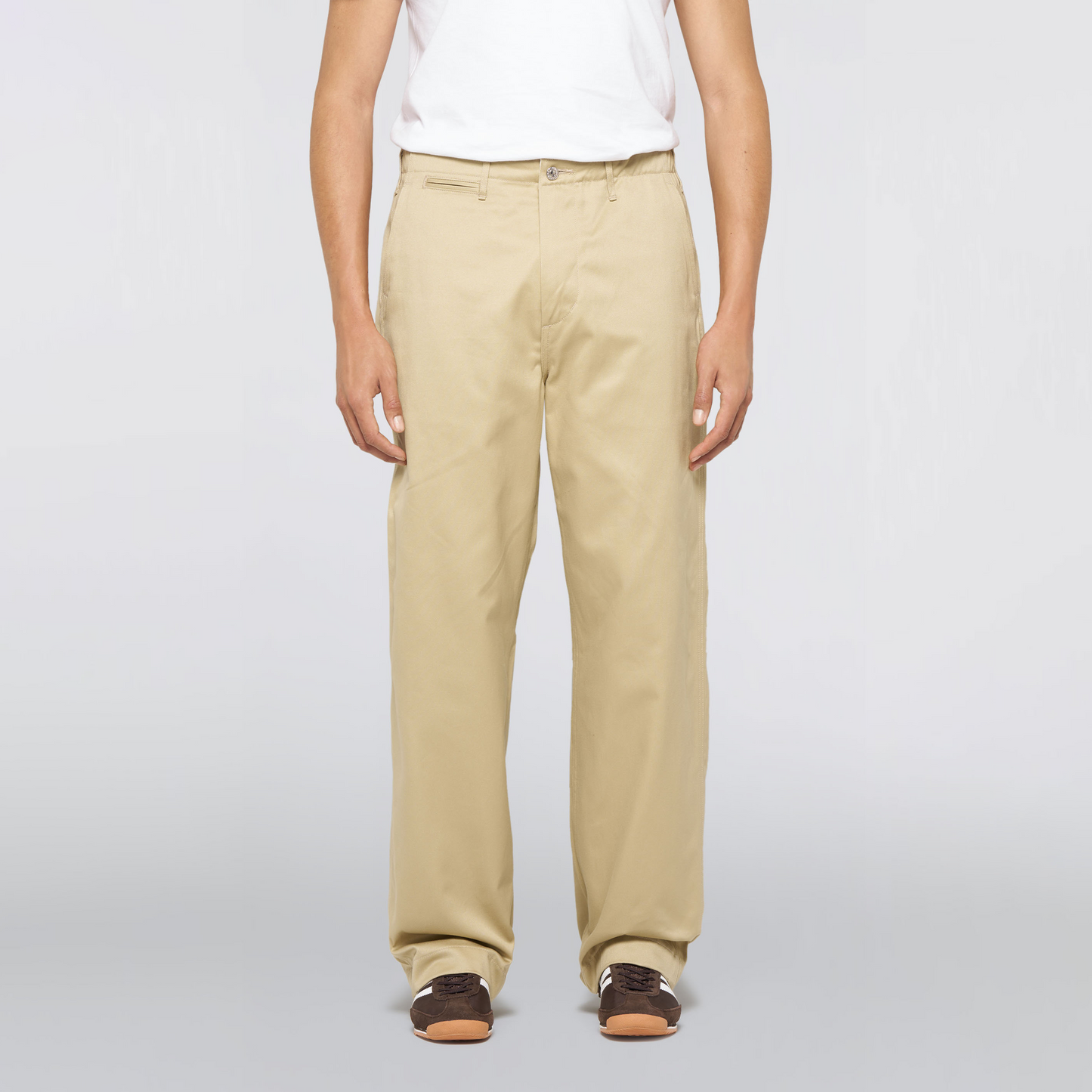 Wide Trousers Khaki
