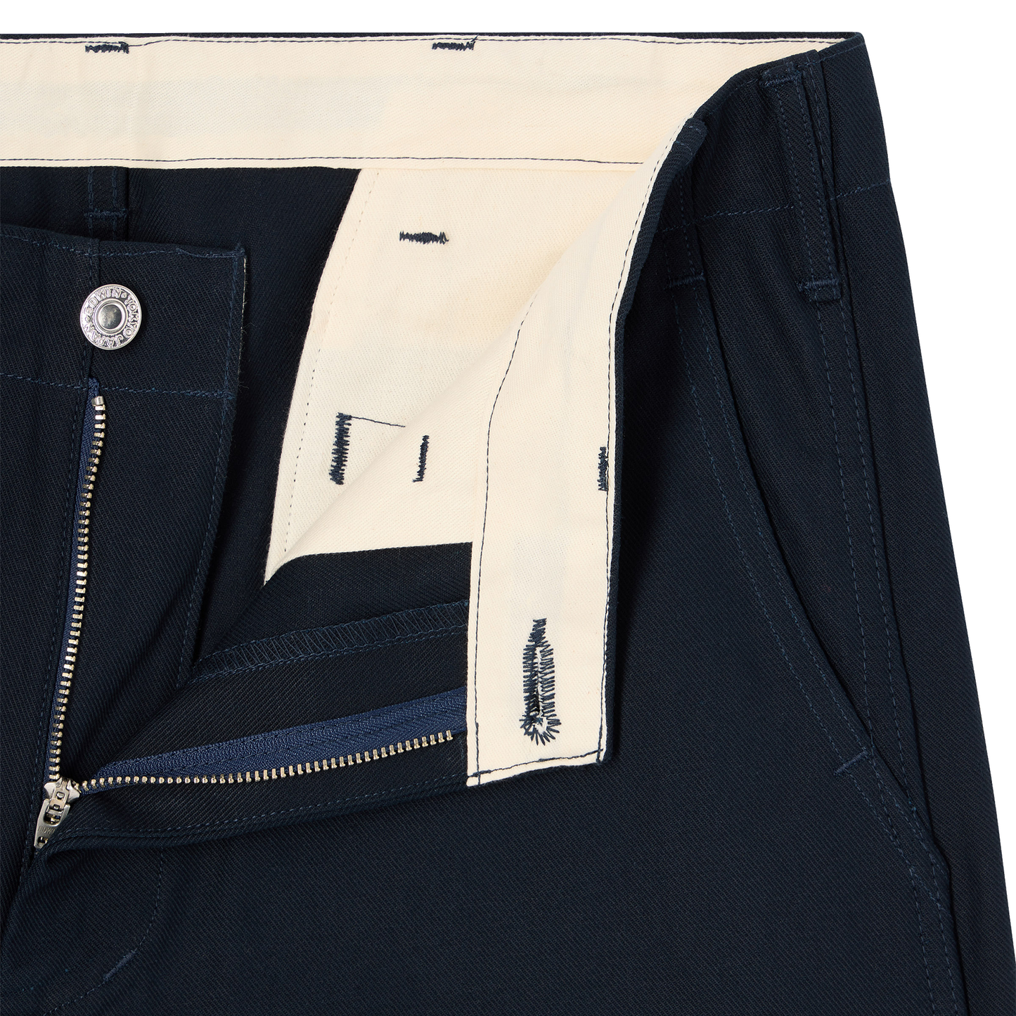 Wide Trousers Navy