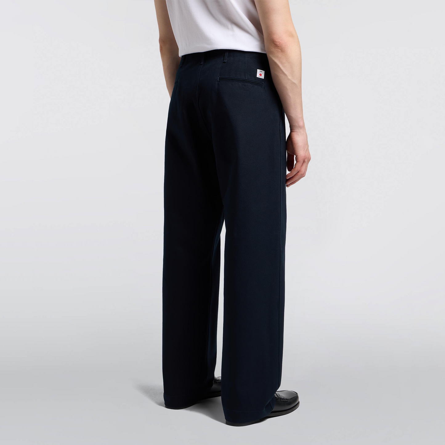 Wide Trousers Navy