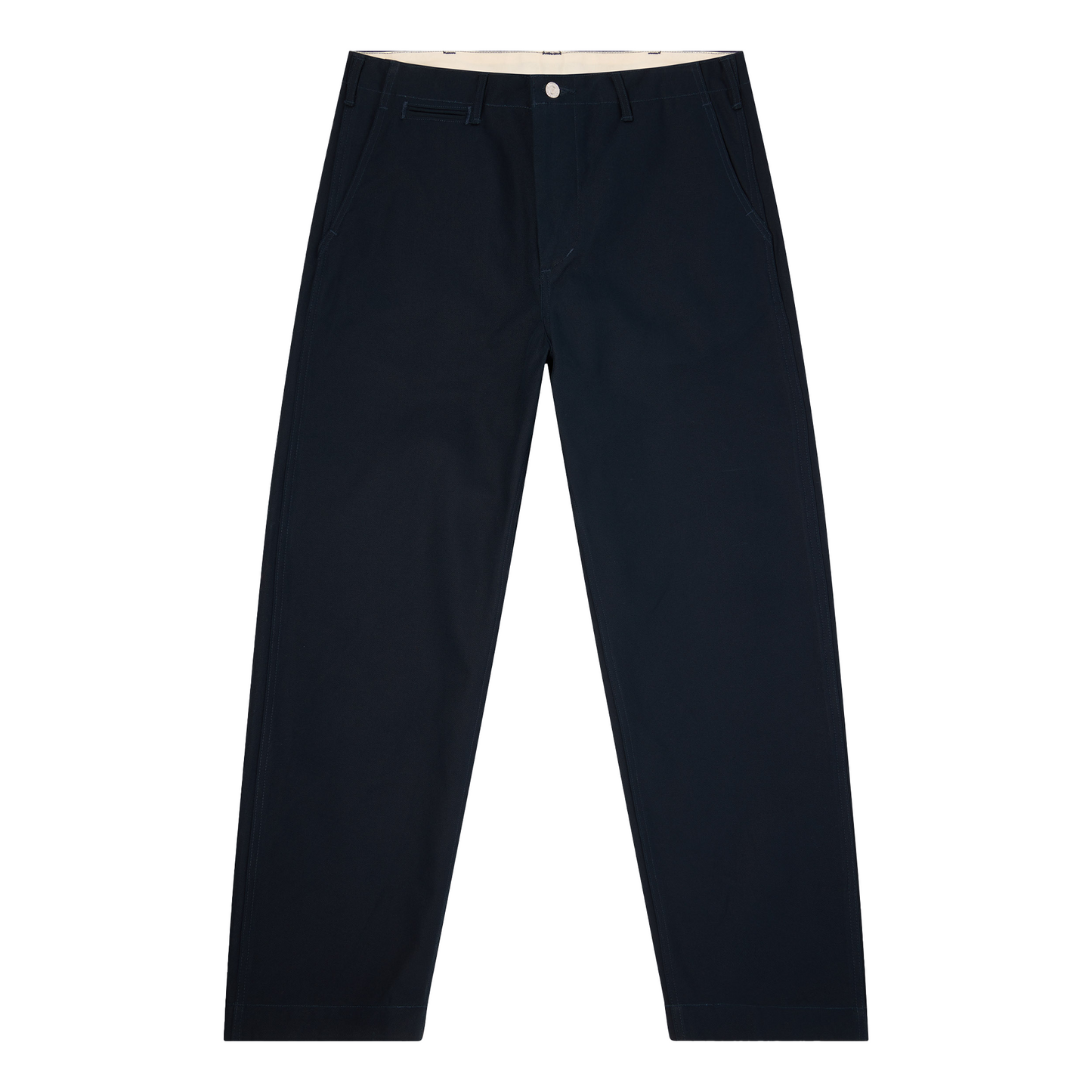 Wide Trousers Navy