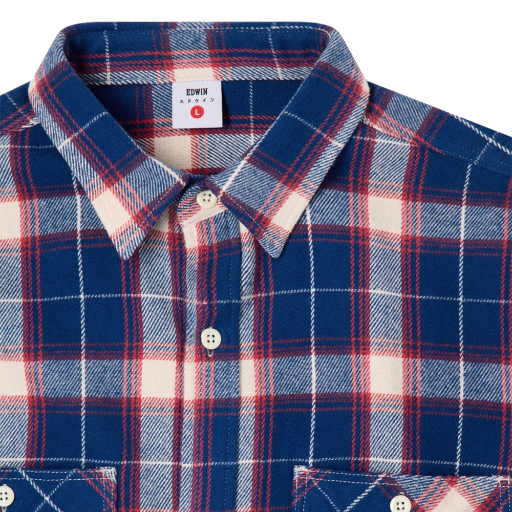 Work Shirt Navy / Red