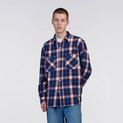 Work Shirt Navy / Red