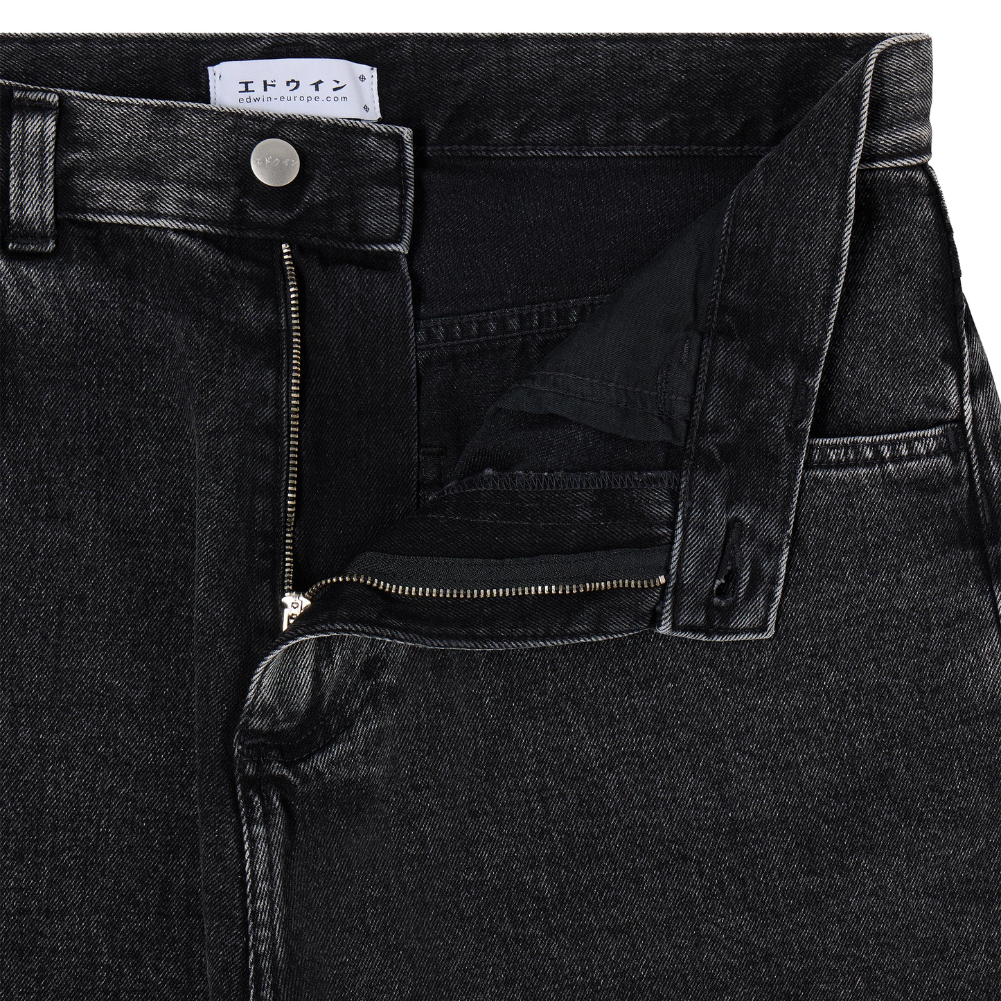 Worker Pembroke Denim Short Black (Matt Wash)