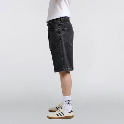 Worker Pembroke Denim Short Black (Matt Wash)