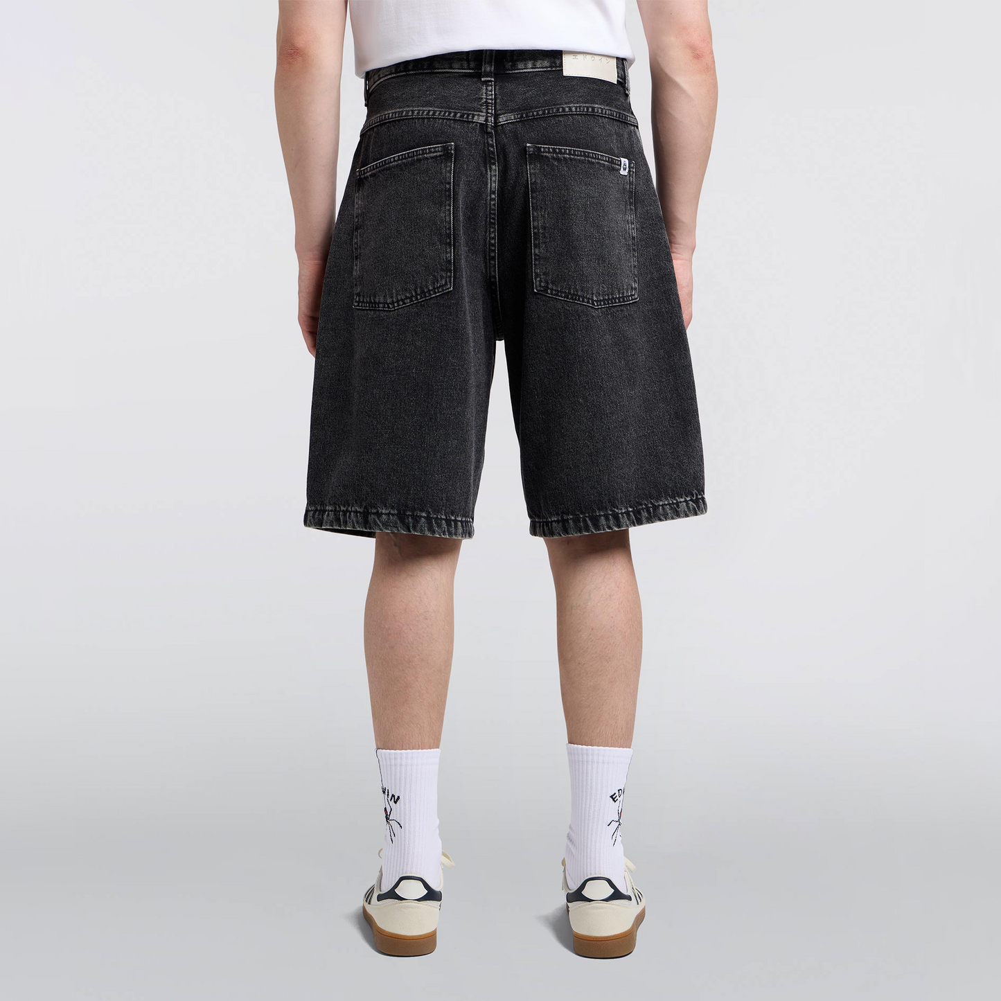 Worker Pembroke Denim Short Black (Matt Wash)