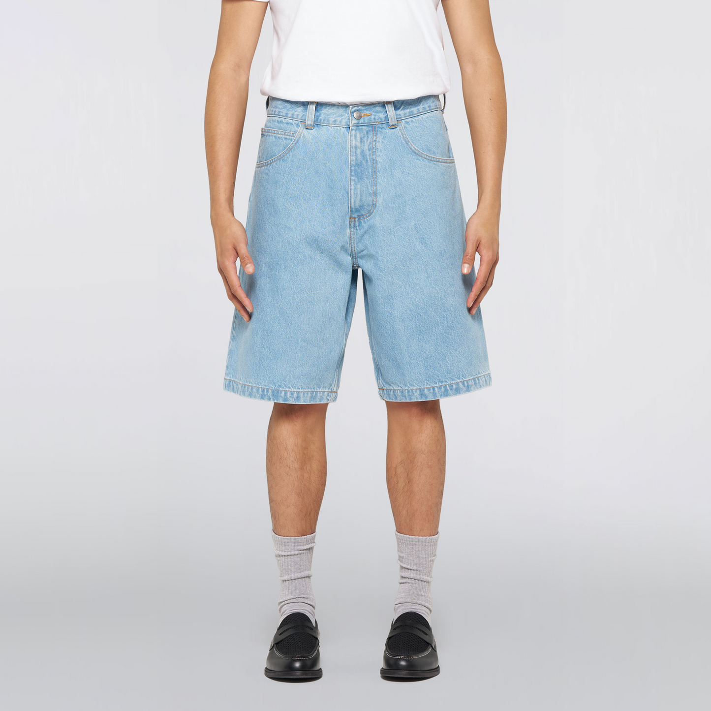 Worker Artic Denim Short Blue (Heavy Bleach Wash)