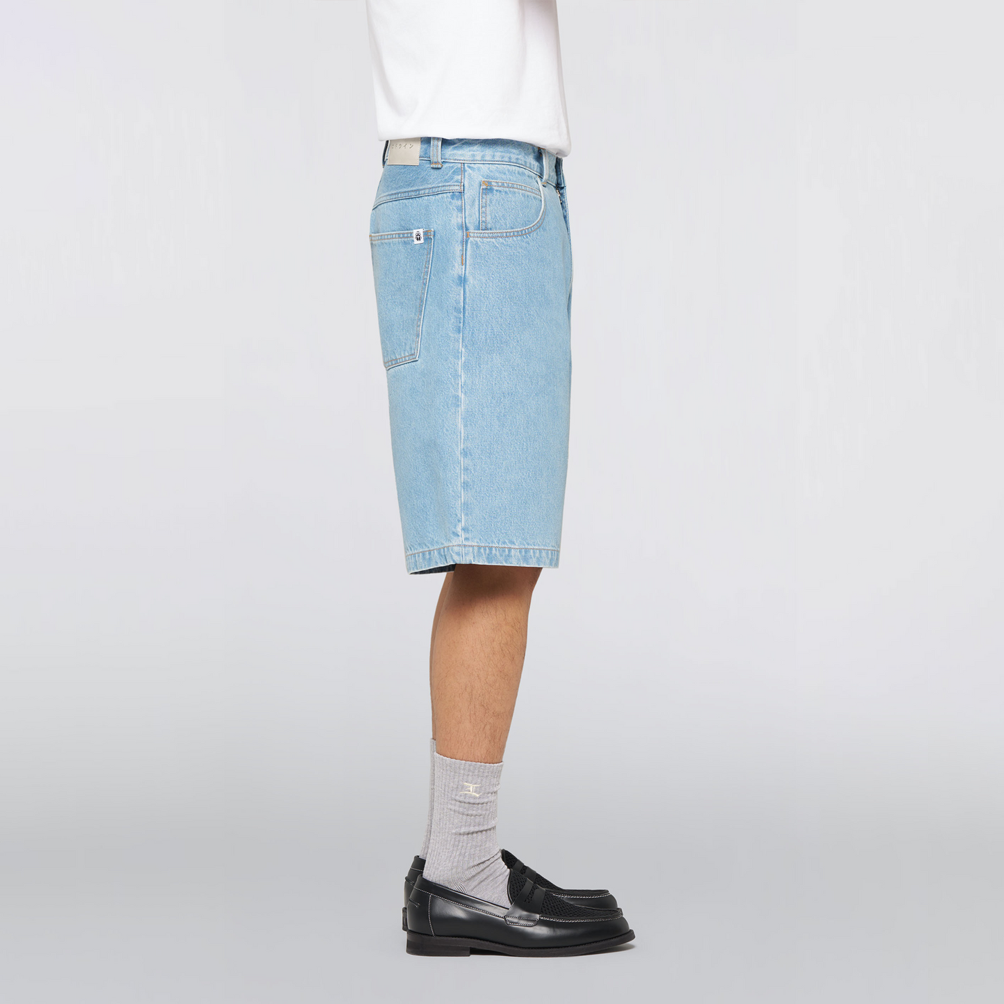 Worker Artic Denim Short Blue (Heavy Bleach Wash)